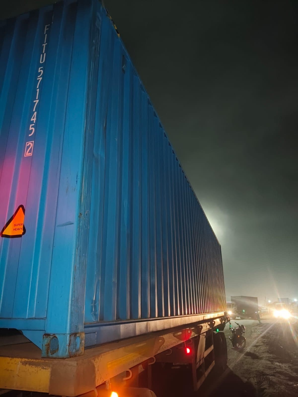 Loaded container inspection in Mundra, photograph 1